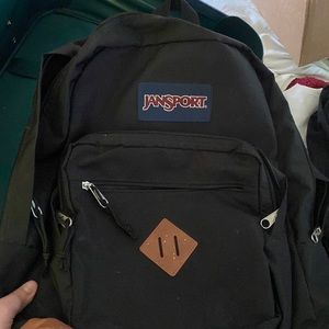 black jansport bookbag